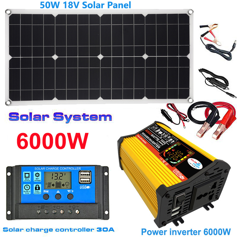 Renewable Energy Kit - System paneli słonecznych 110 V/220 V