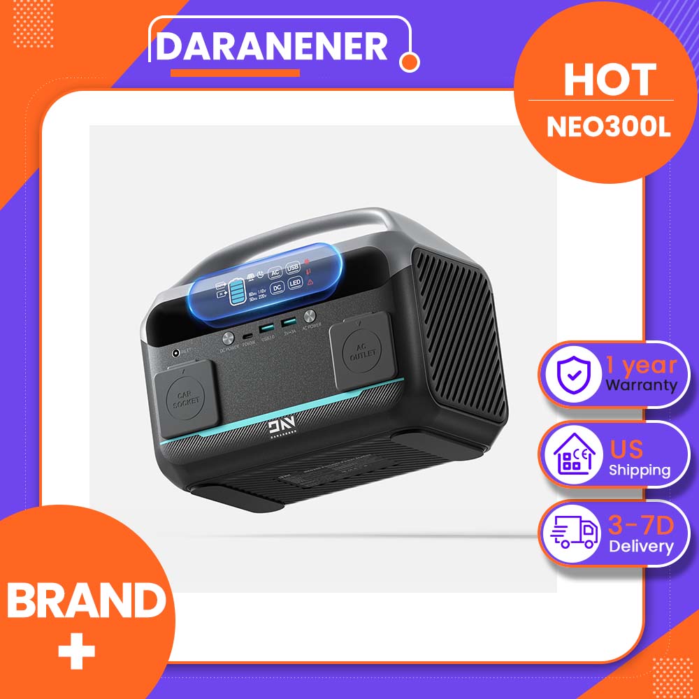 Lifepo4 Battery Pack - Daranener NEO300L 350W Przenośna Stacja Zasilania,