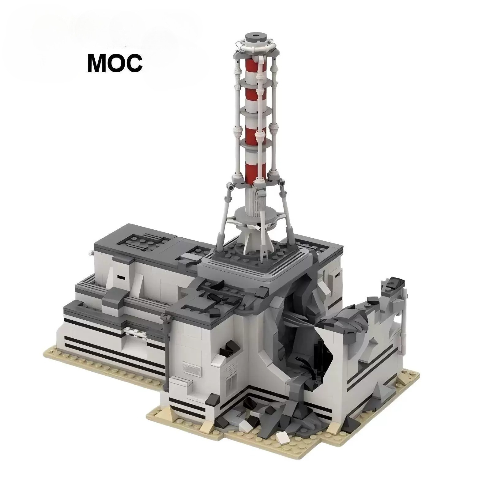 MOC 1986 Architektura Czarnoby – Renewable Energy Lego recenzja i cena