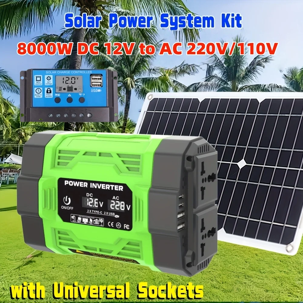 Zestaw solarny 8000W, inwerter – Renewable Energy Kit recenzja i cena